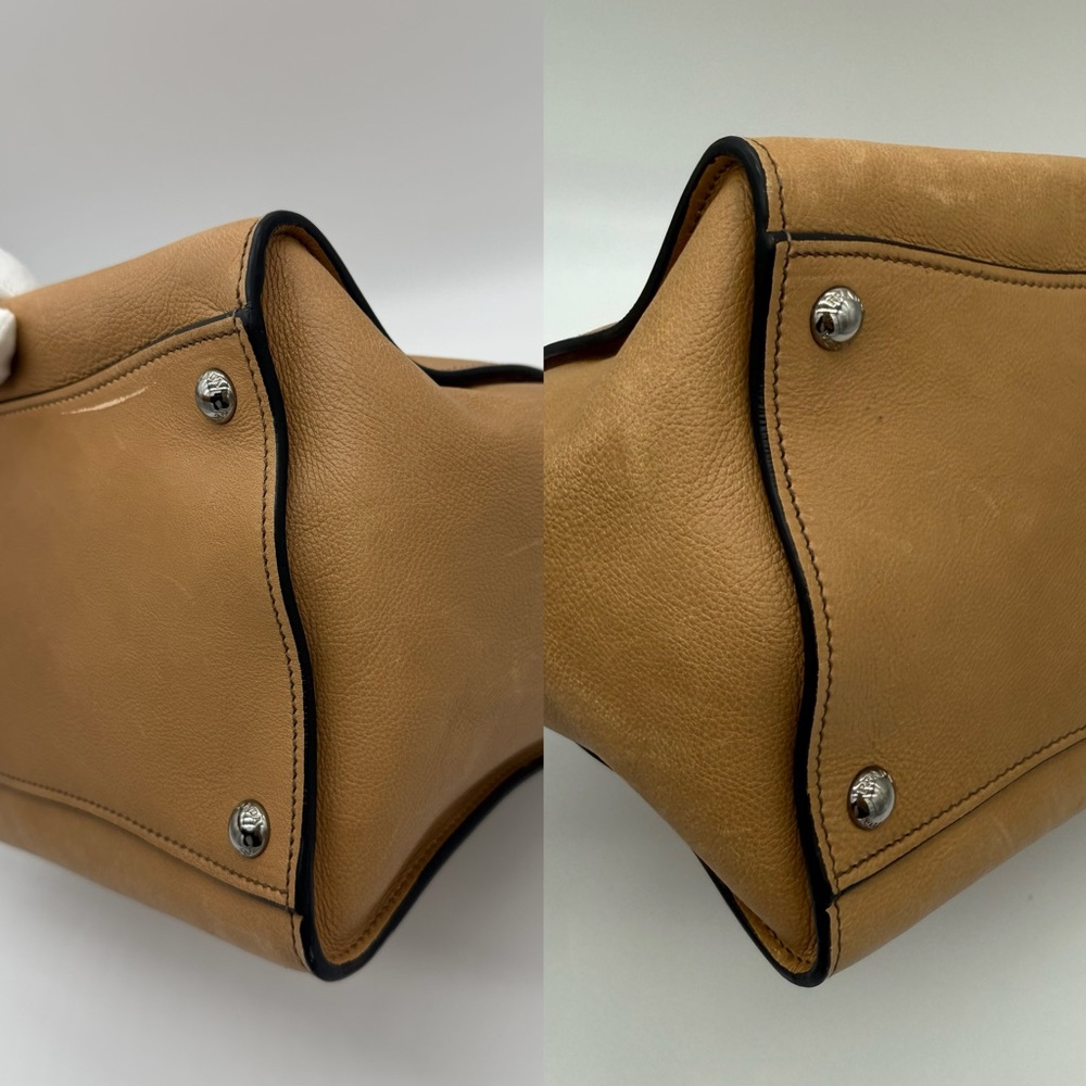 Authentic Prada light brown Calfskin leather tote - Picture 4 of 15